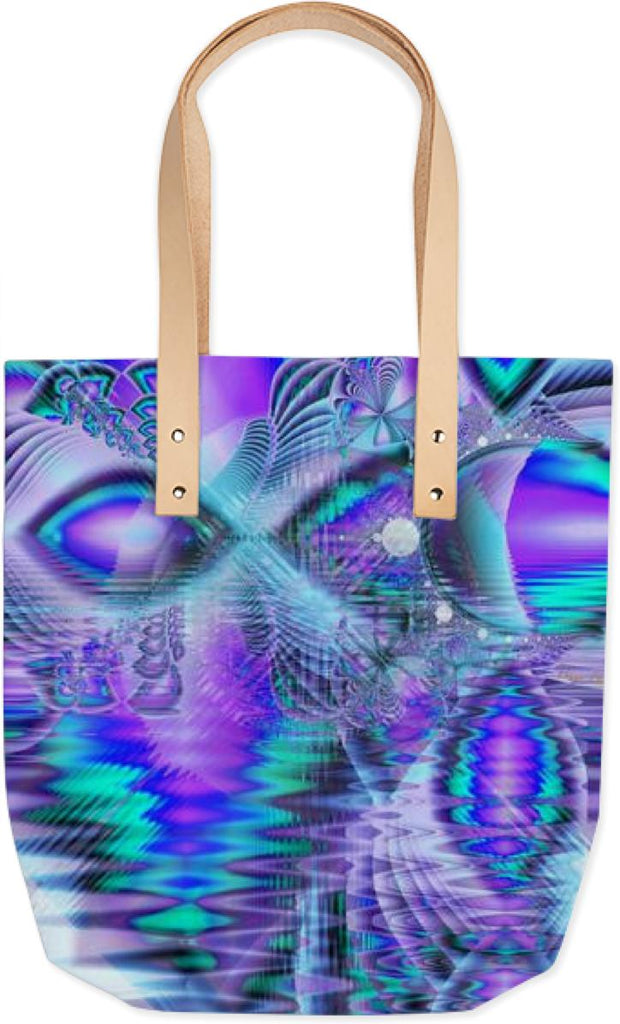 Peacock Crystal Palace of Dreams Abstract Fractal