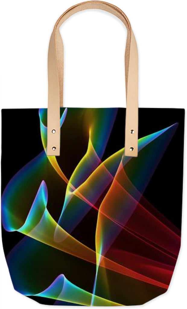 Peacock Symphony Abstract Fractal Rainbow Music