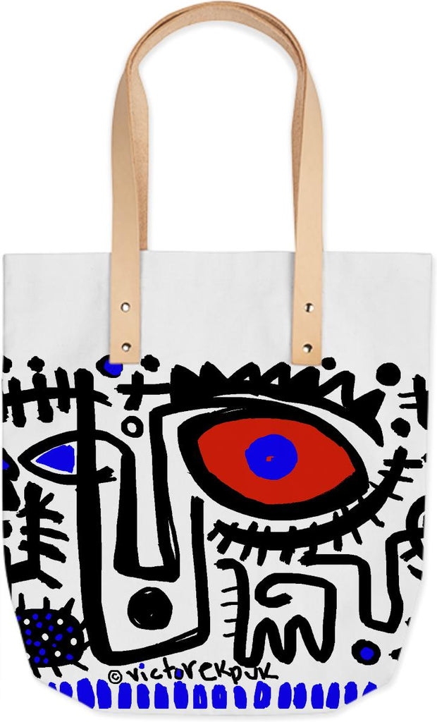 Red Eye Blue Summer Tote