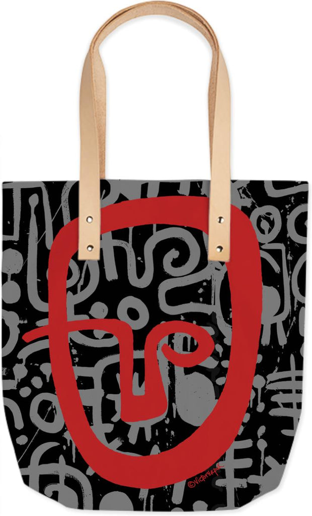 Red Face Summer Tote