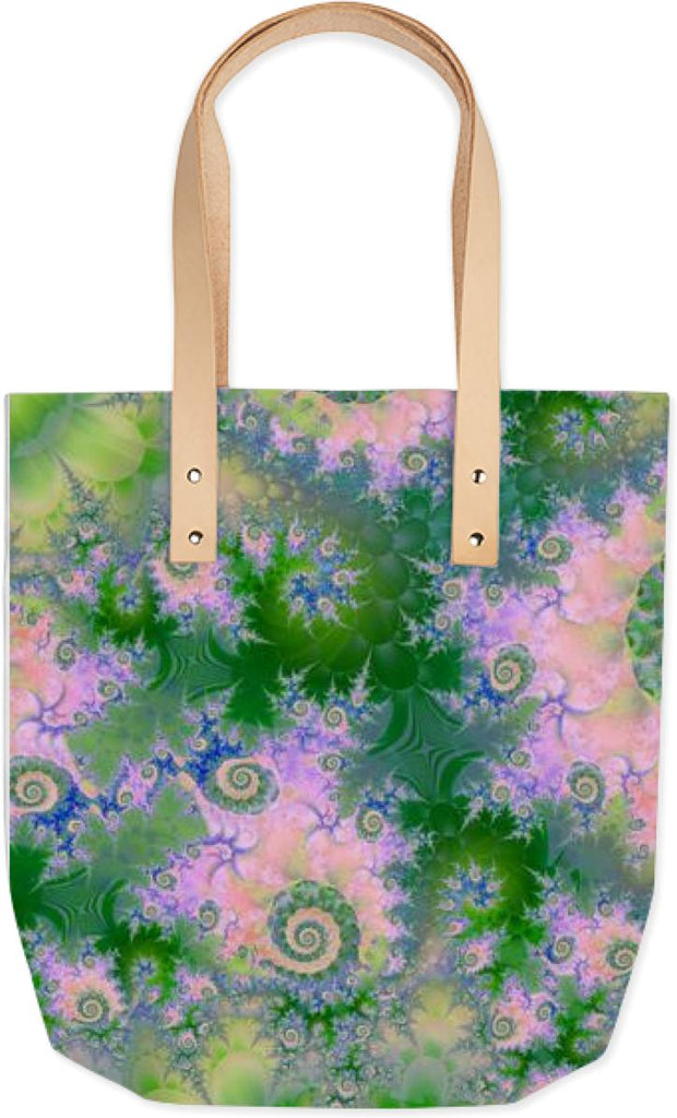 Rose Apple Green Dreams Abstract Fractal Water Garden