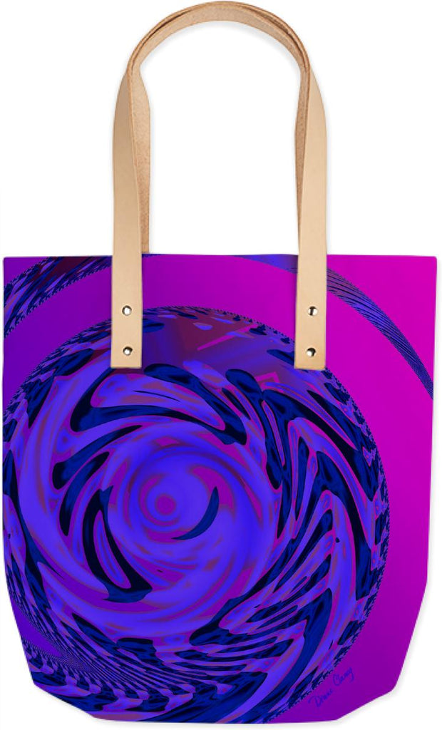 Rose Indigo Spiral Outward into the Cosmos