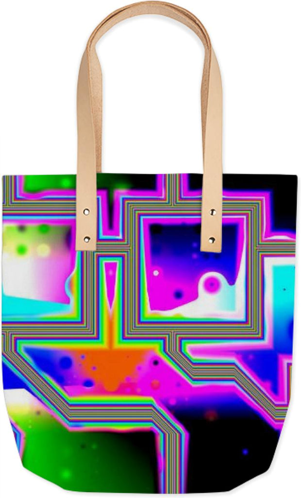 Window into the Universe Abstract Cosmic Rainbow