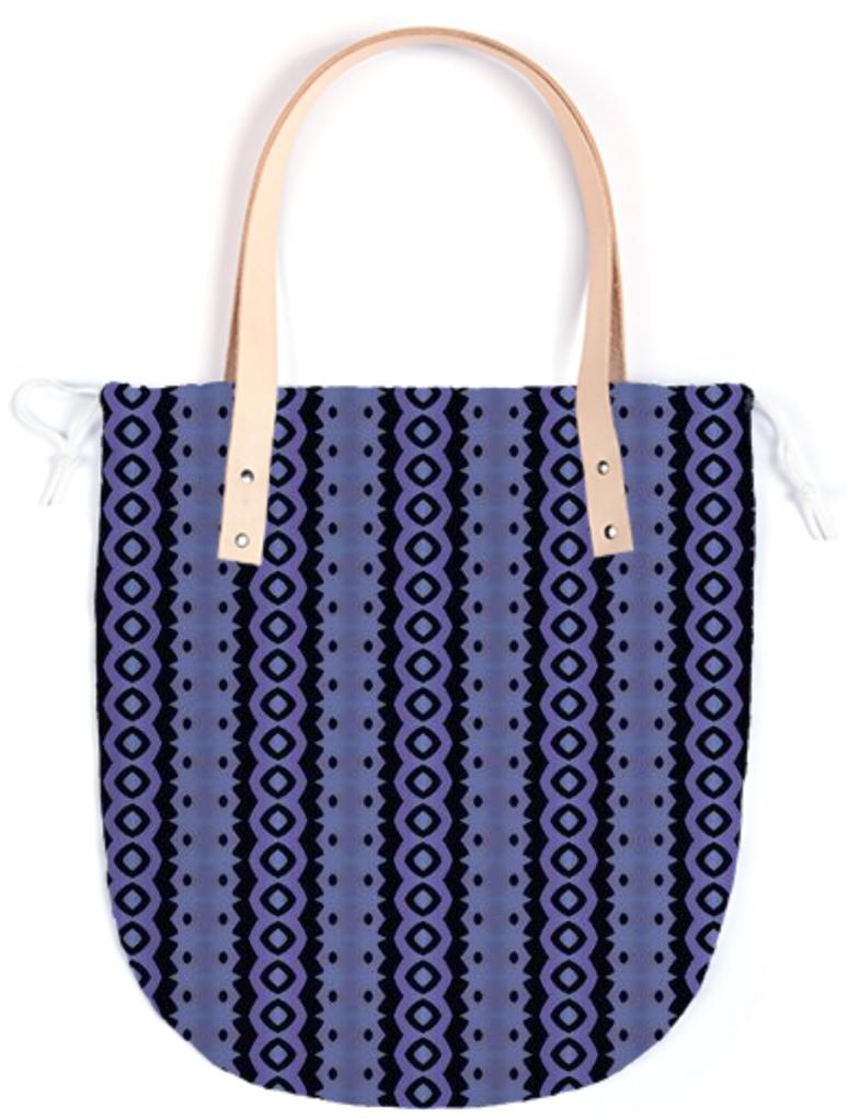 Blue Caterpillar Crawl Summer Tote