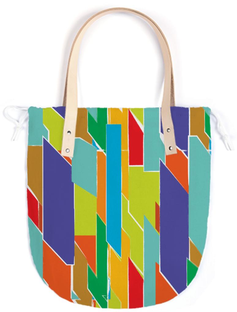 Bright painted style abstract