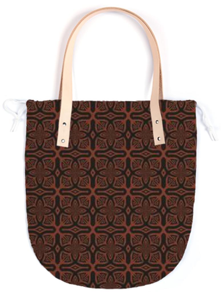 Fire Maze Tile Summer Tote
