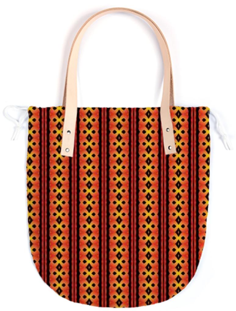 Fire Zone Stripe Summer Tote