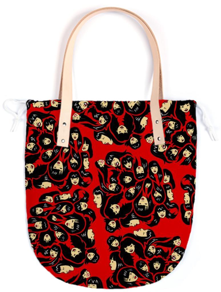 Nasty Heads Tote Bag
