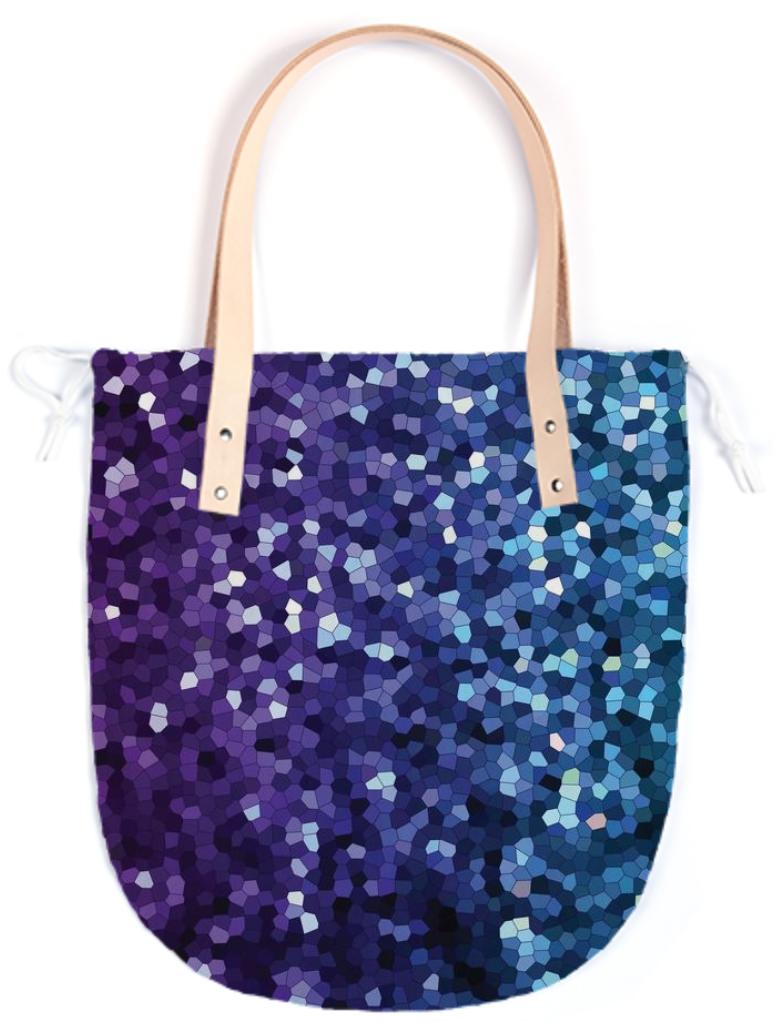 SUMMER TOTE Mosaic Sparkley Texture G21B