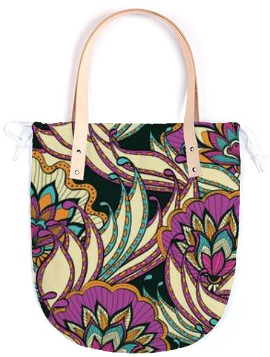 Vintage Floral Tote