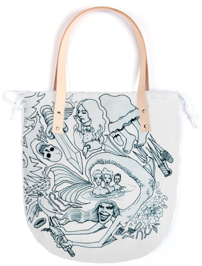 Wonderful Mess Little Mermaid Tote