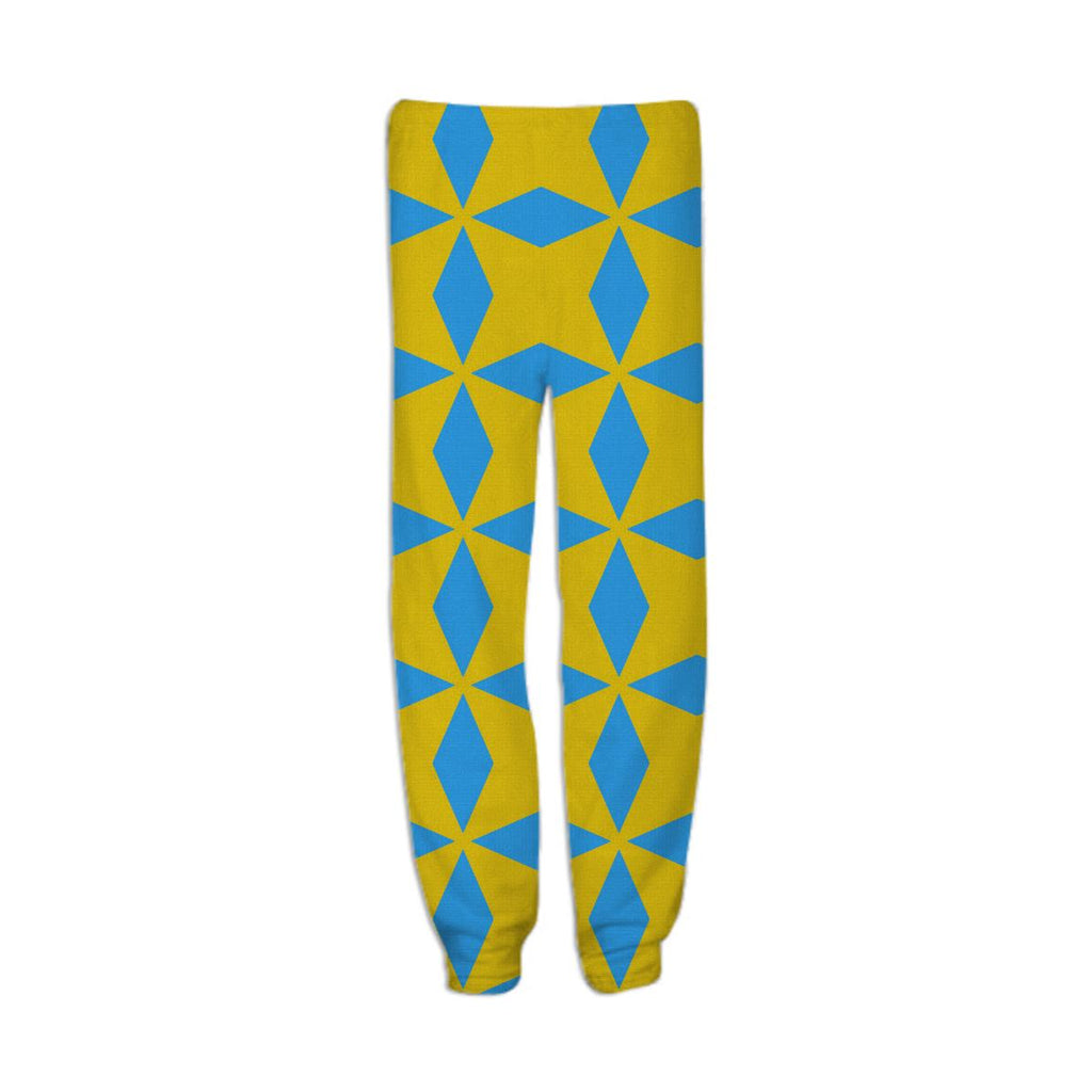 Blue diamonds pattern