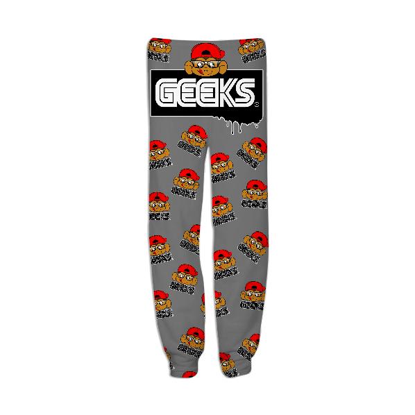 Geeks All Over Pants Grey