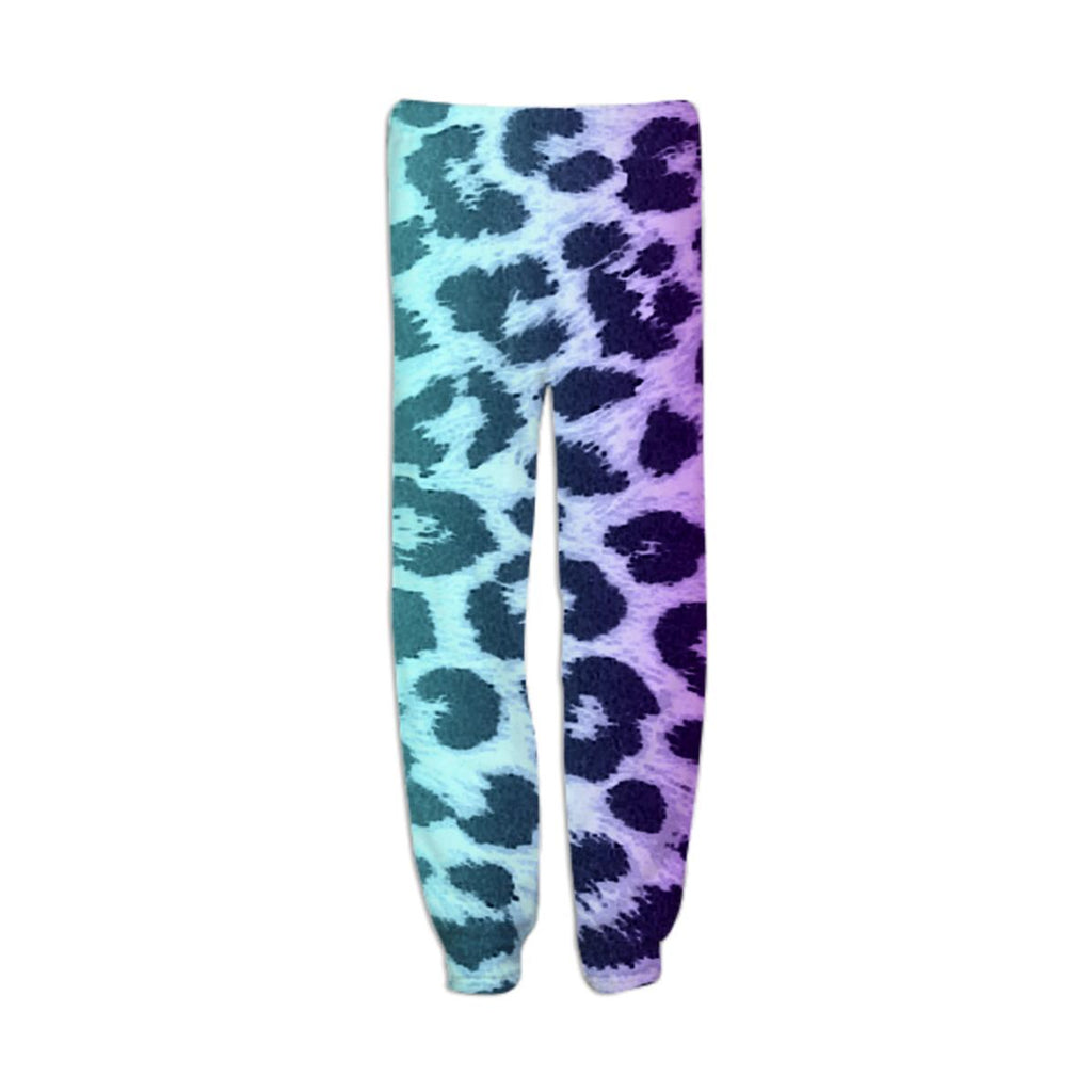 HOT PINK TIFFANY BLUE GRADIENT LEOPARD PRINT