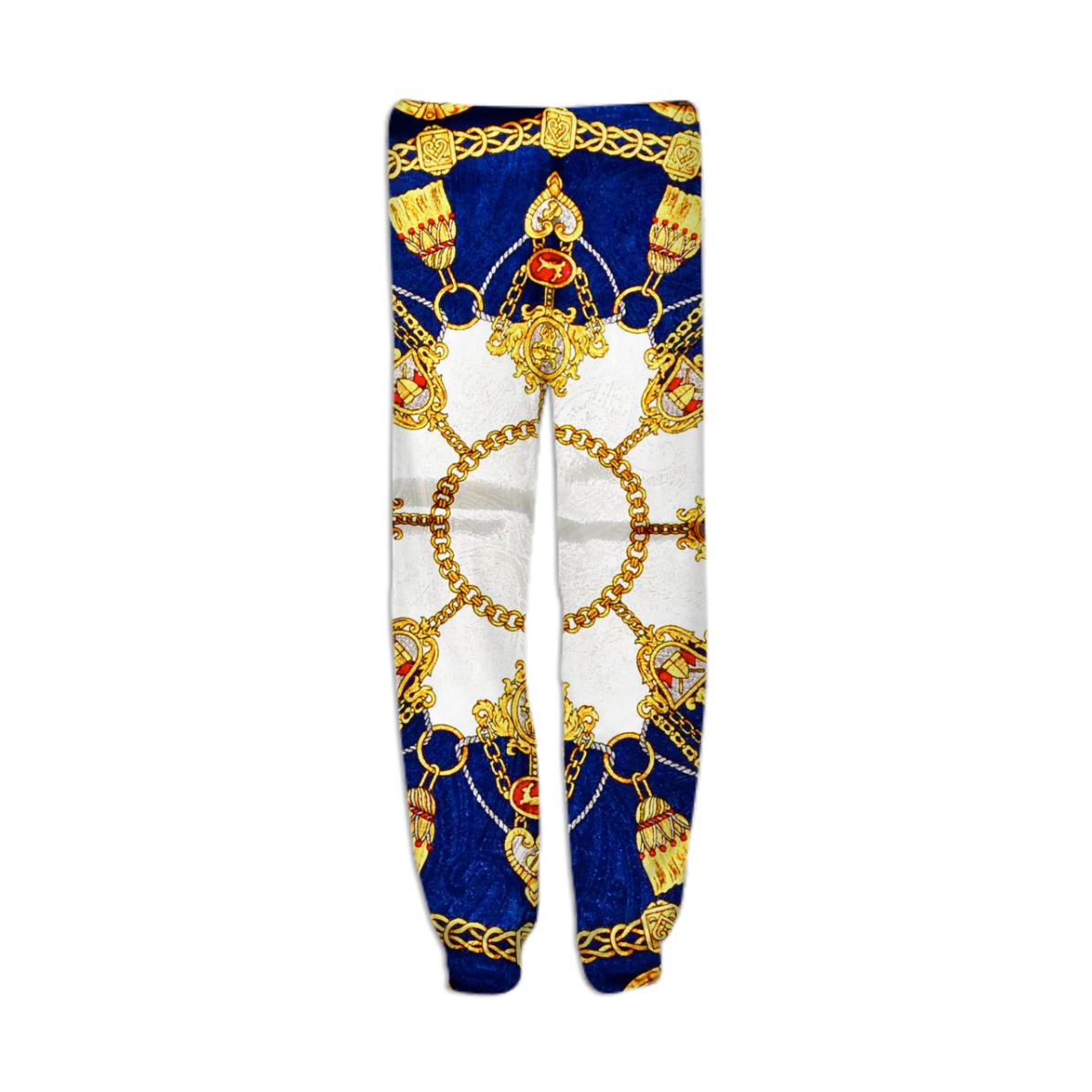 Blue new arrivals versace sweatpants
