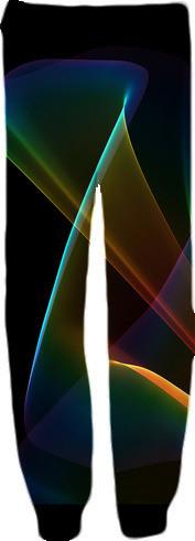 Abstract Rainbow Lily Colorful Fractal Mystical Flower