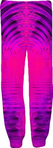 Abstract Violet Rose Tunnel of Light