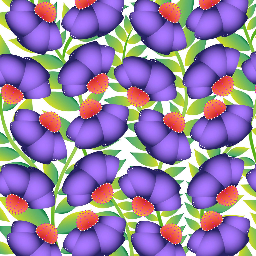 Big Purple Floral