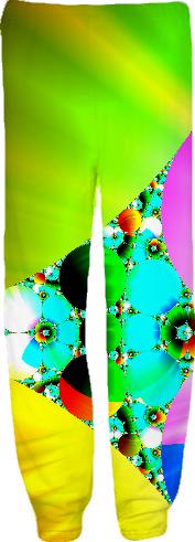 Crystal Sunrise Abstract Fractal Rainbow