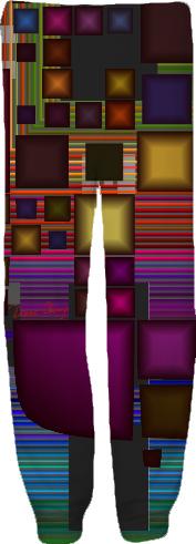 Jewel City Radiant Rainbow Abstract Urban