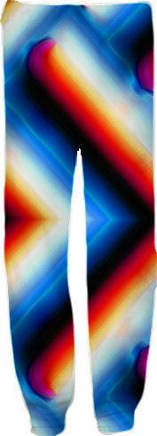 Look East abstract colorful chevron
