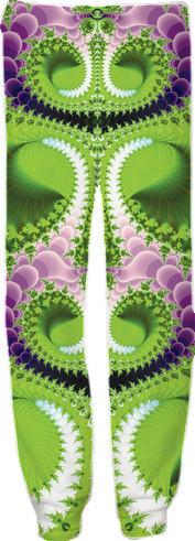 Purple and Green Fractal