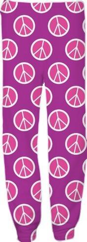 Purple Peace Symbols