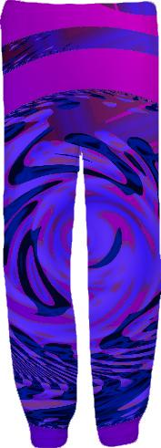 Rose Indigo Spiral Outward into the Cosmos