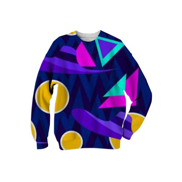 90s Geometric Designer Sweatshirt