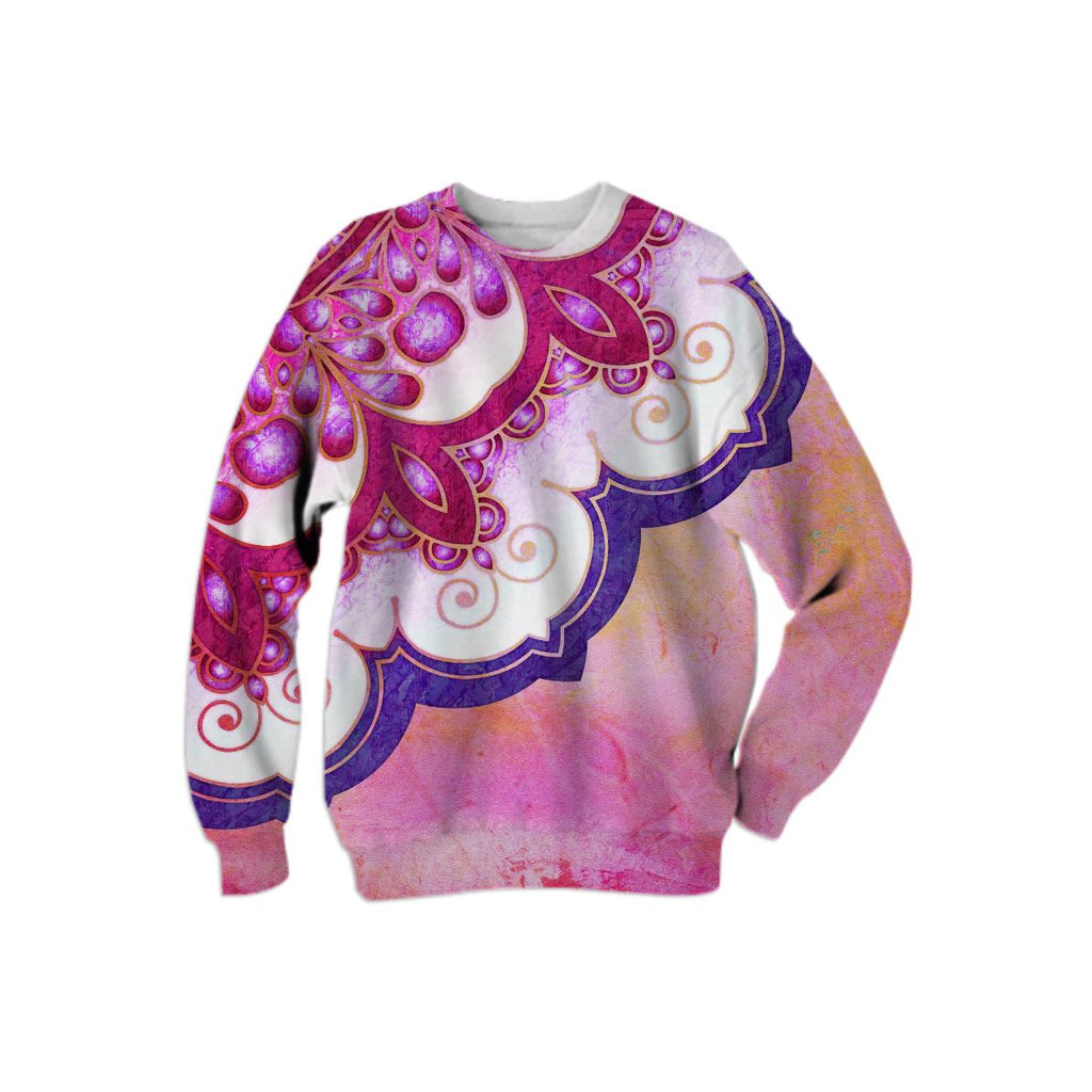 Colorful Watercolor Mandala Sweatshirt