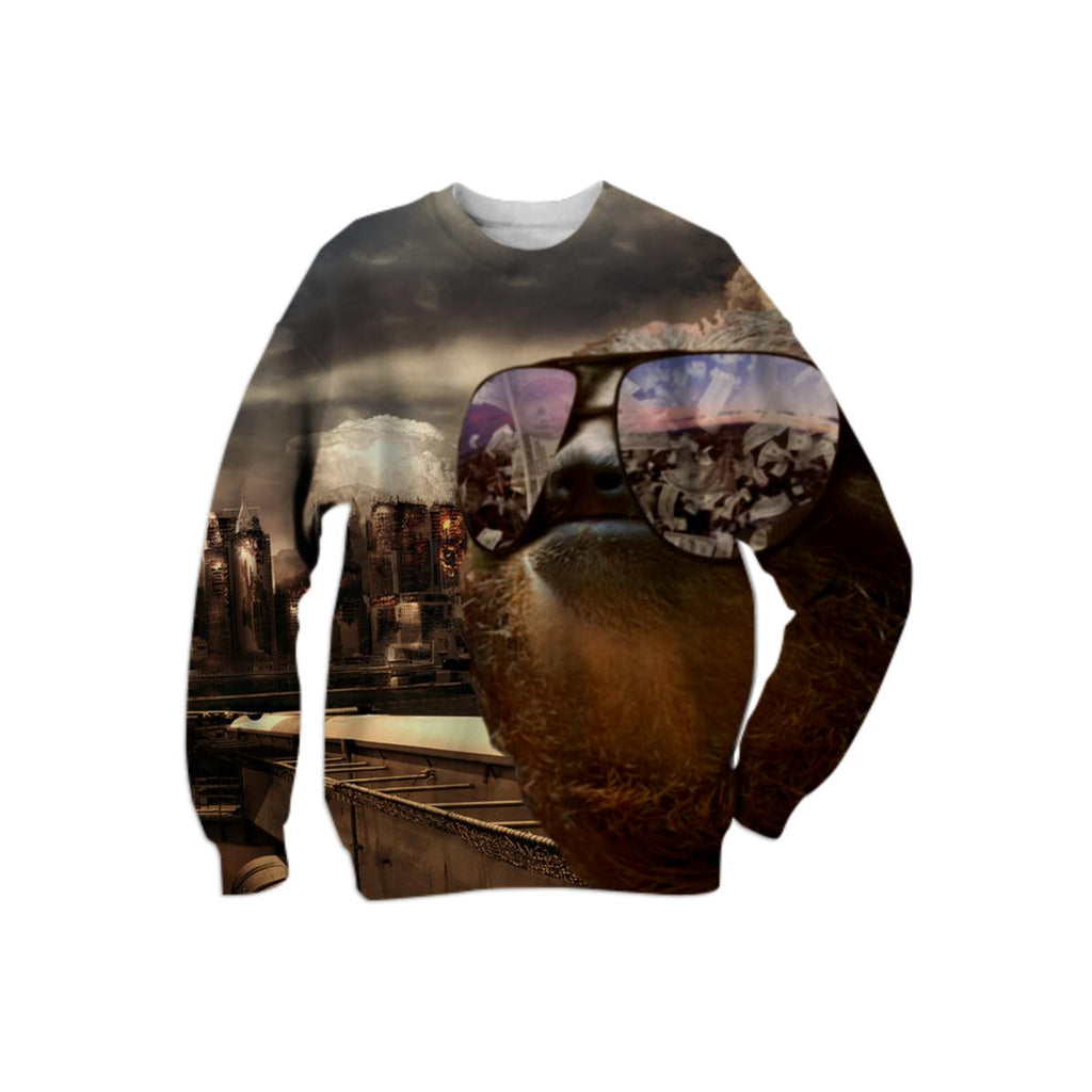Hexie Sloth Badass Sweatshirt