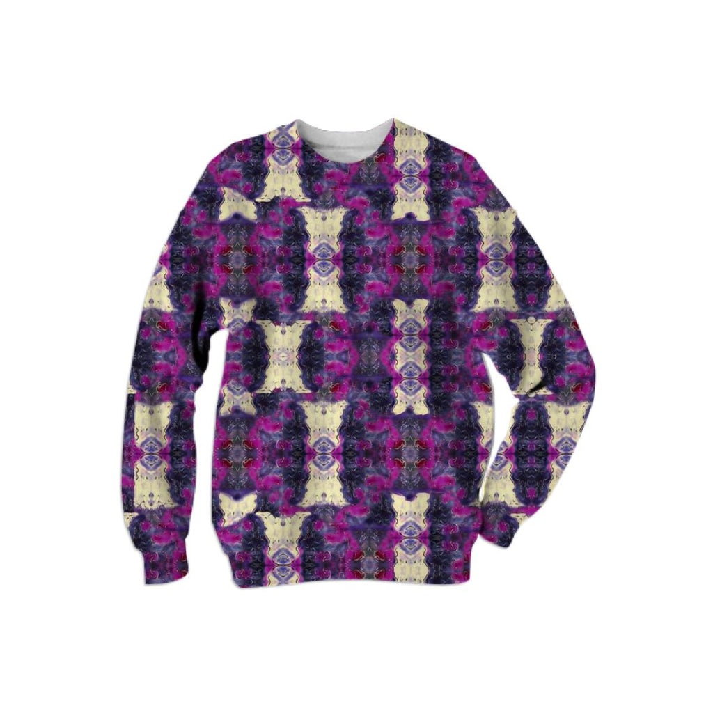 Purple Floral Sweatshirt