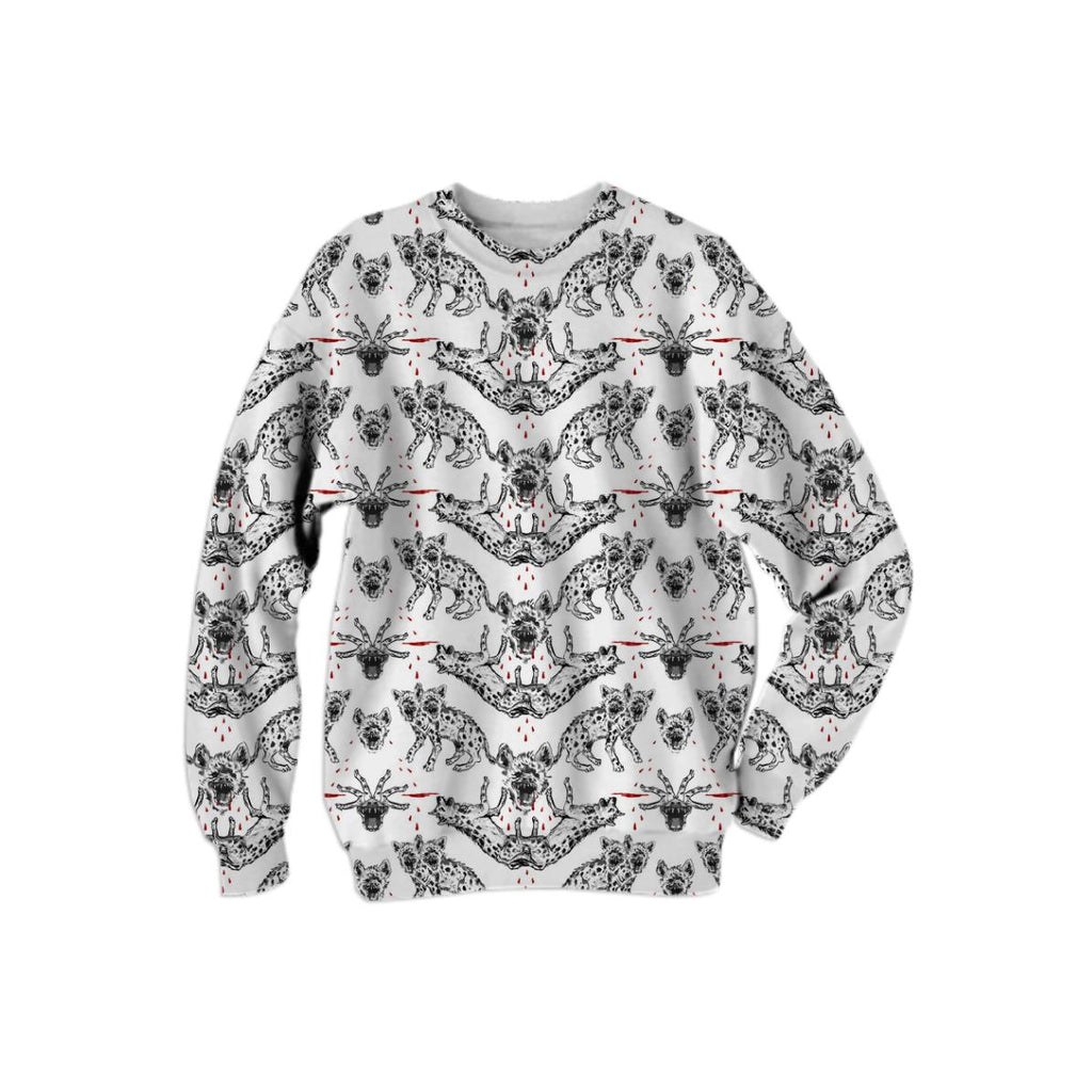 Savage Hyenas Sweatshirt Smaller Pattern