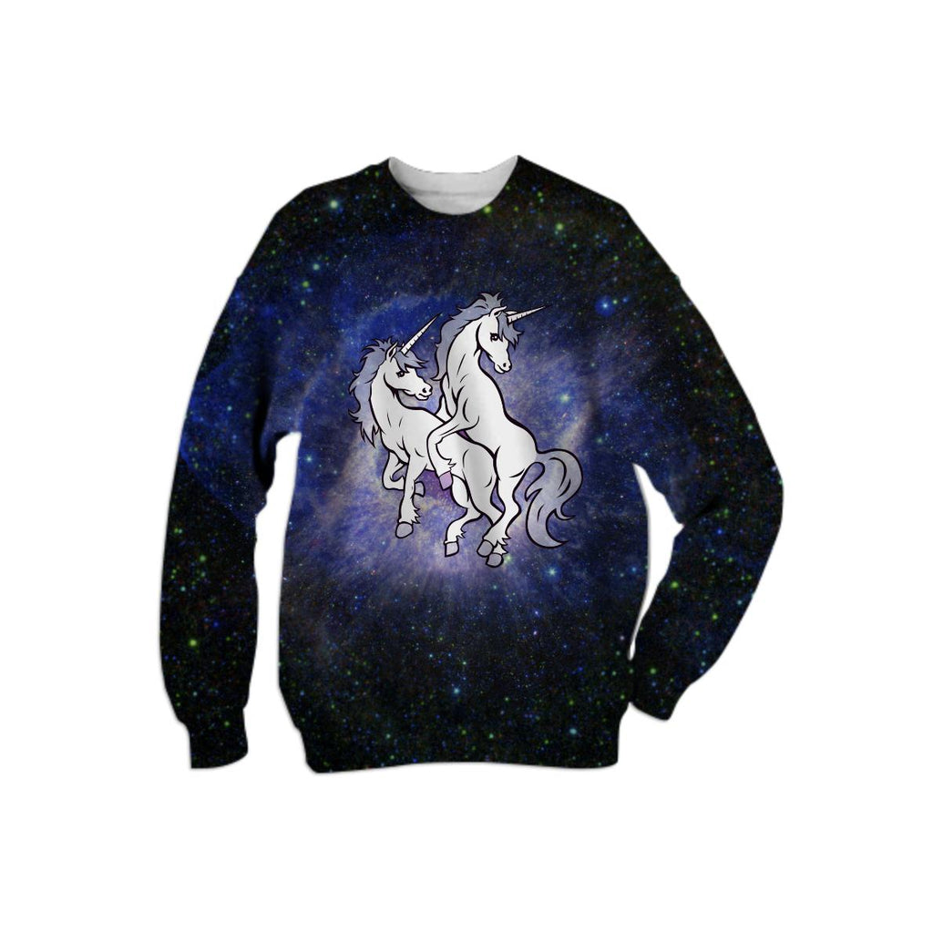 UNIFIED UNICORN BLUE GALAXY sweatshirt