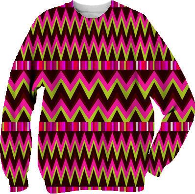 Abstract pink zigzag pattern