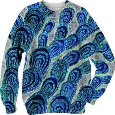 blue fungus sweatshirt