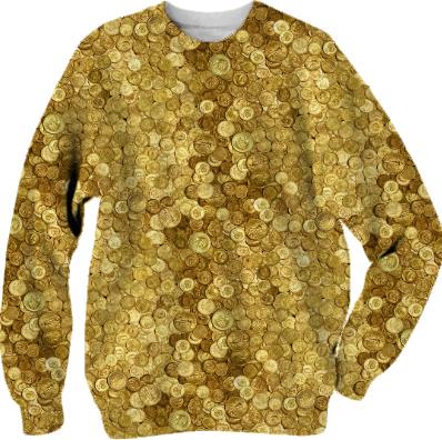 Golden pullover