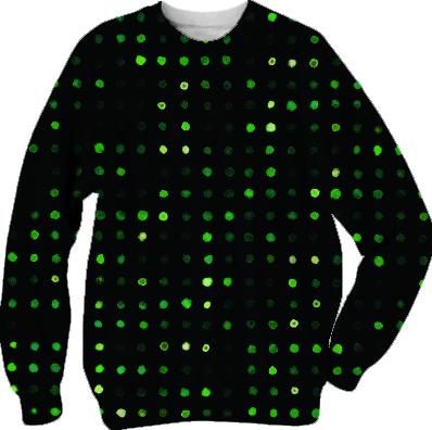 green dots sweatshirt