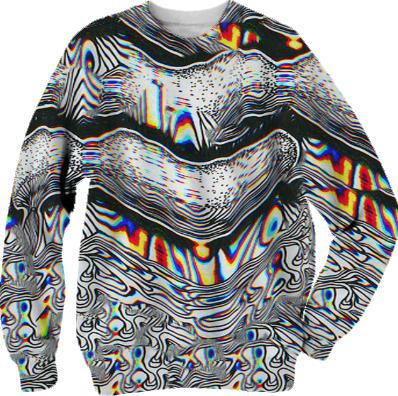 PSYCHEDELIC WAX SWEATER