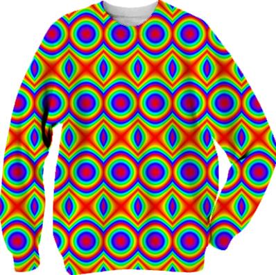 Retro Mod Circles Sweatshirt