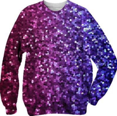 Sweatshirt Mosaic Sparkley Texture G5