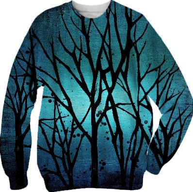 Teal Branches Sweatshirt