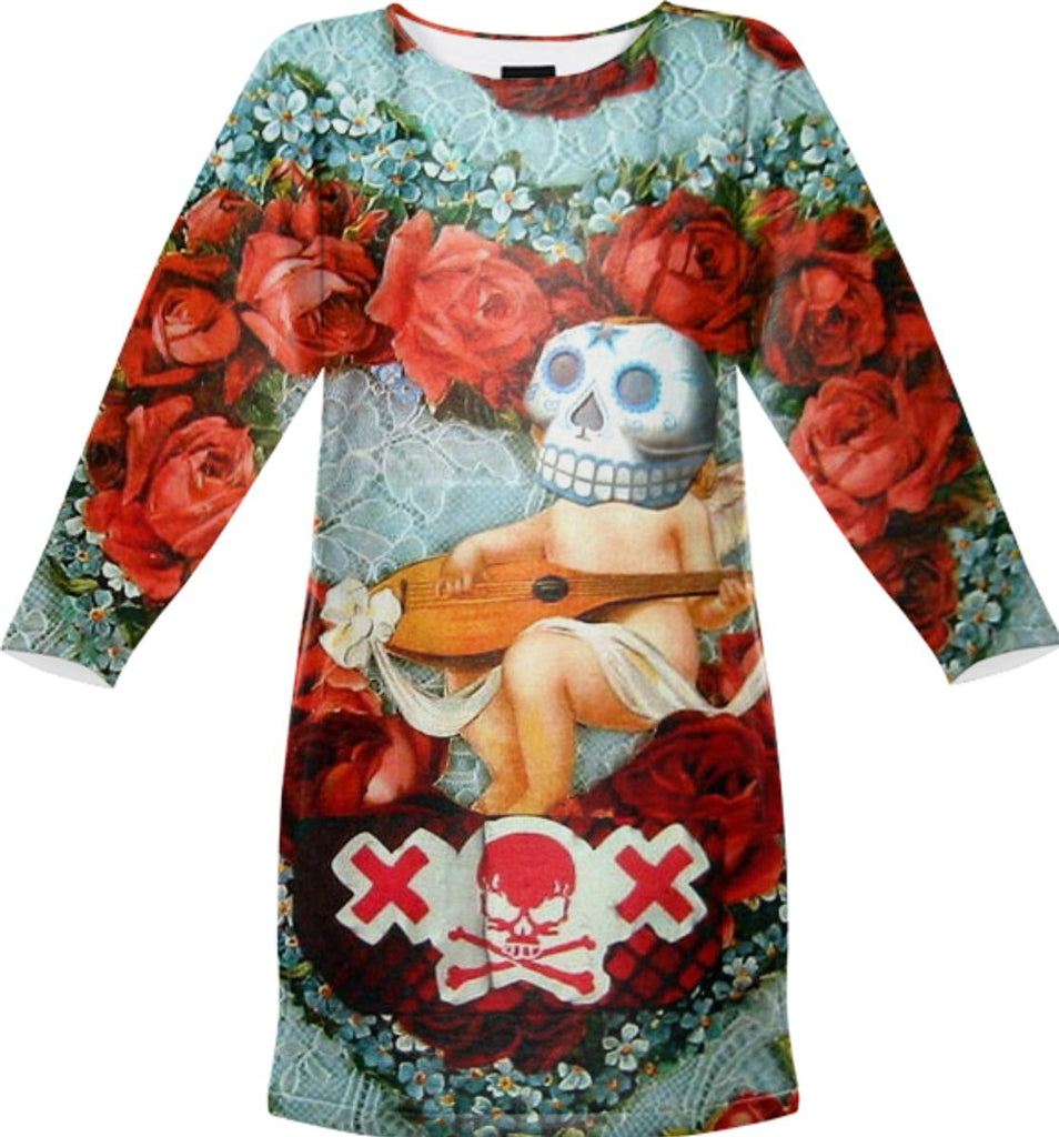 ANTI LOVE SONG Sweatshirt Dress by L e Dubin