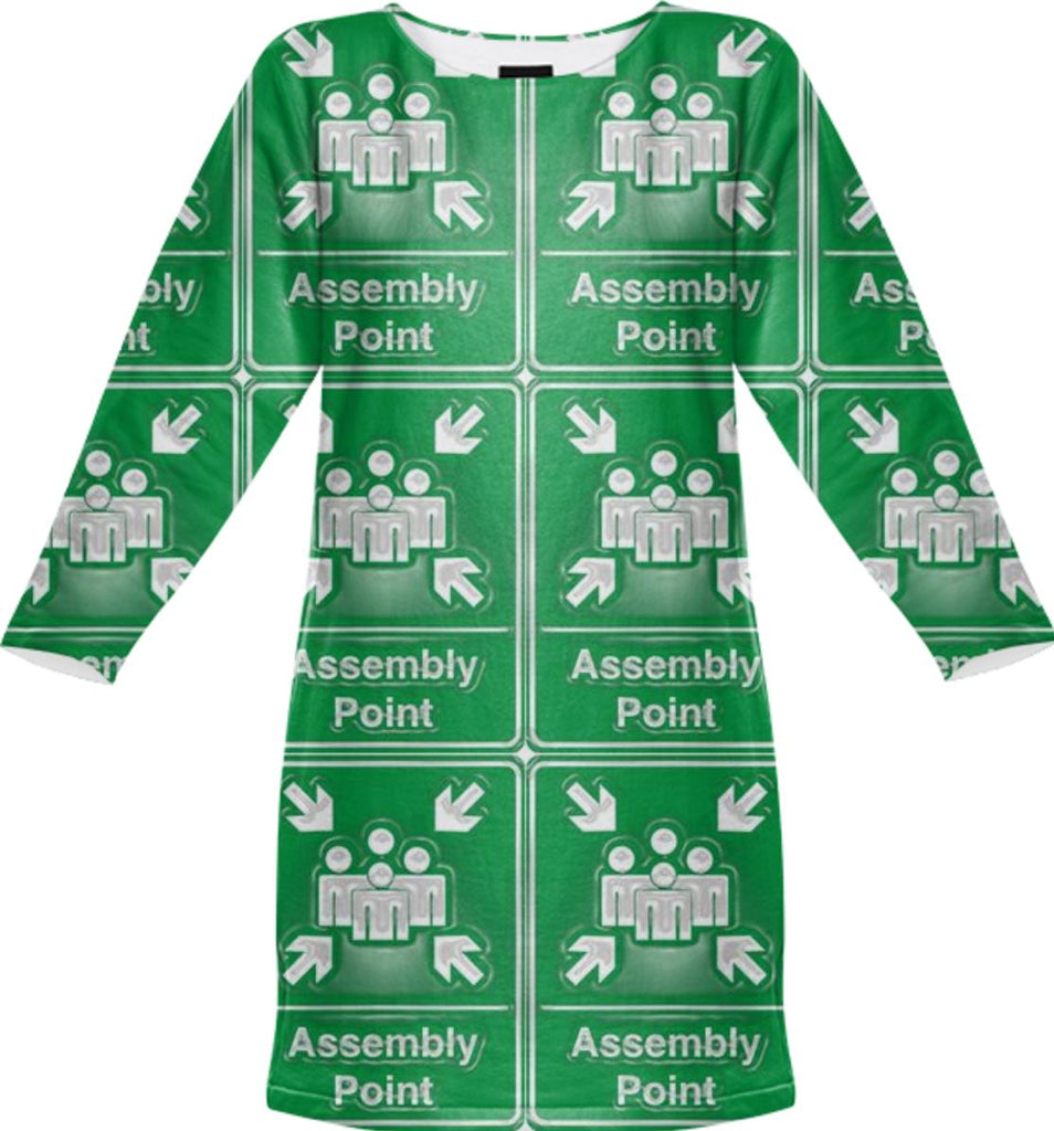 Assembly Point Sweatshirt Dress