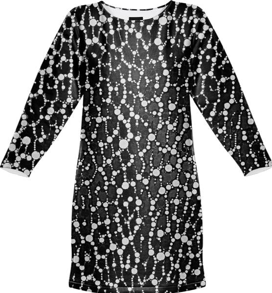Black White Leopard Bling Pattern