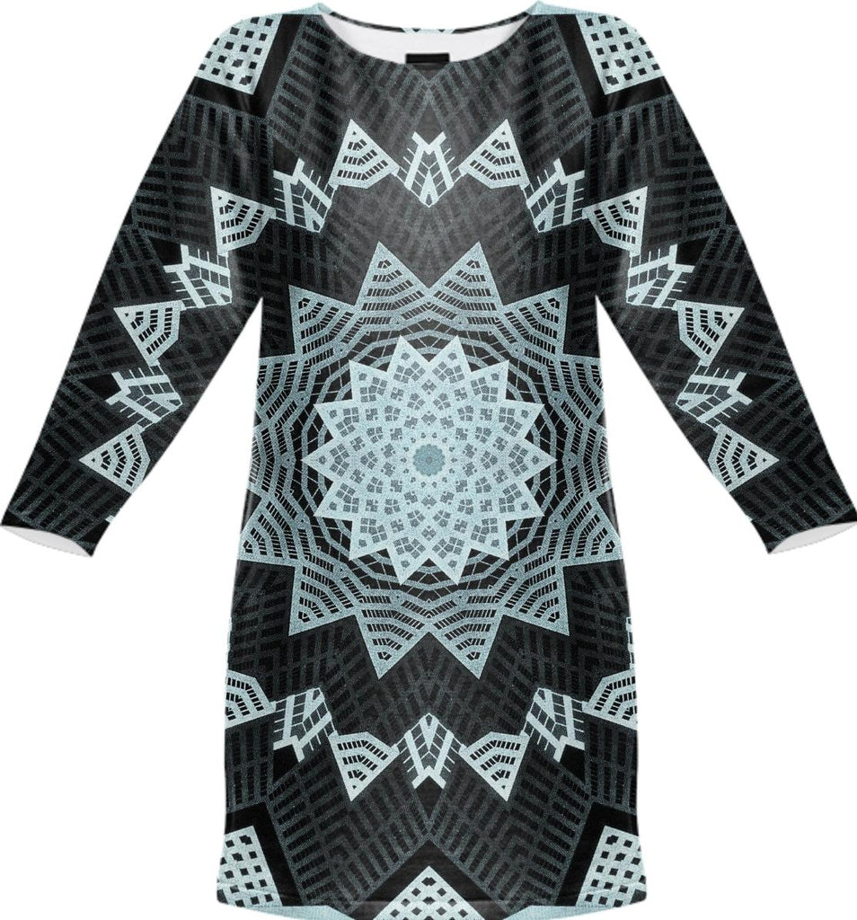 Deco Geometry Sweatshirt Dress