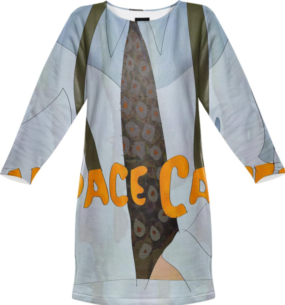 dj title sweater dress