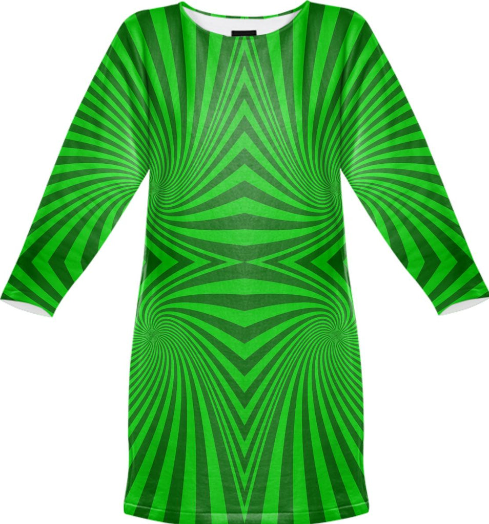 Green spiral pattern