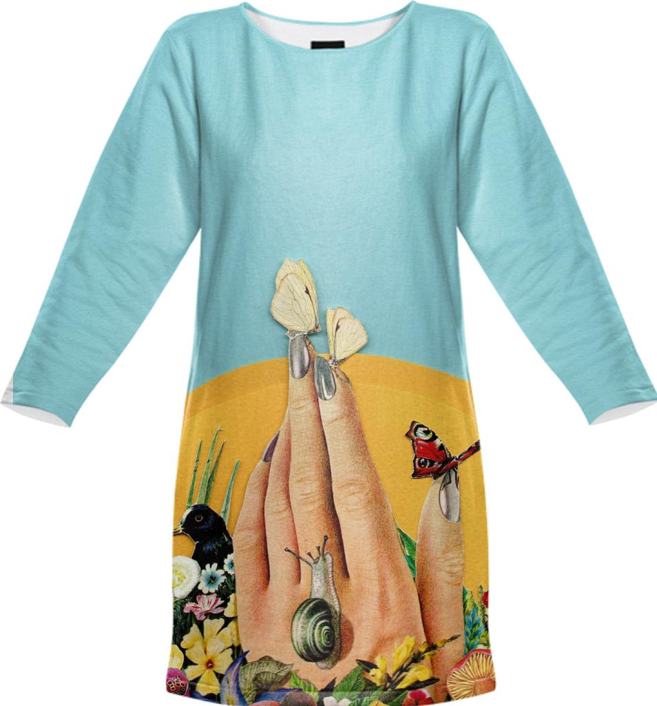 Hand Sweatshirt Dress