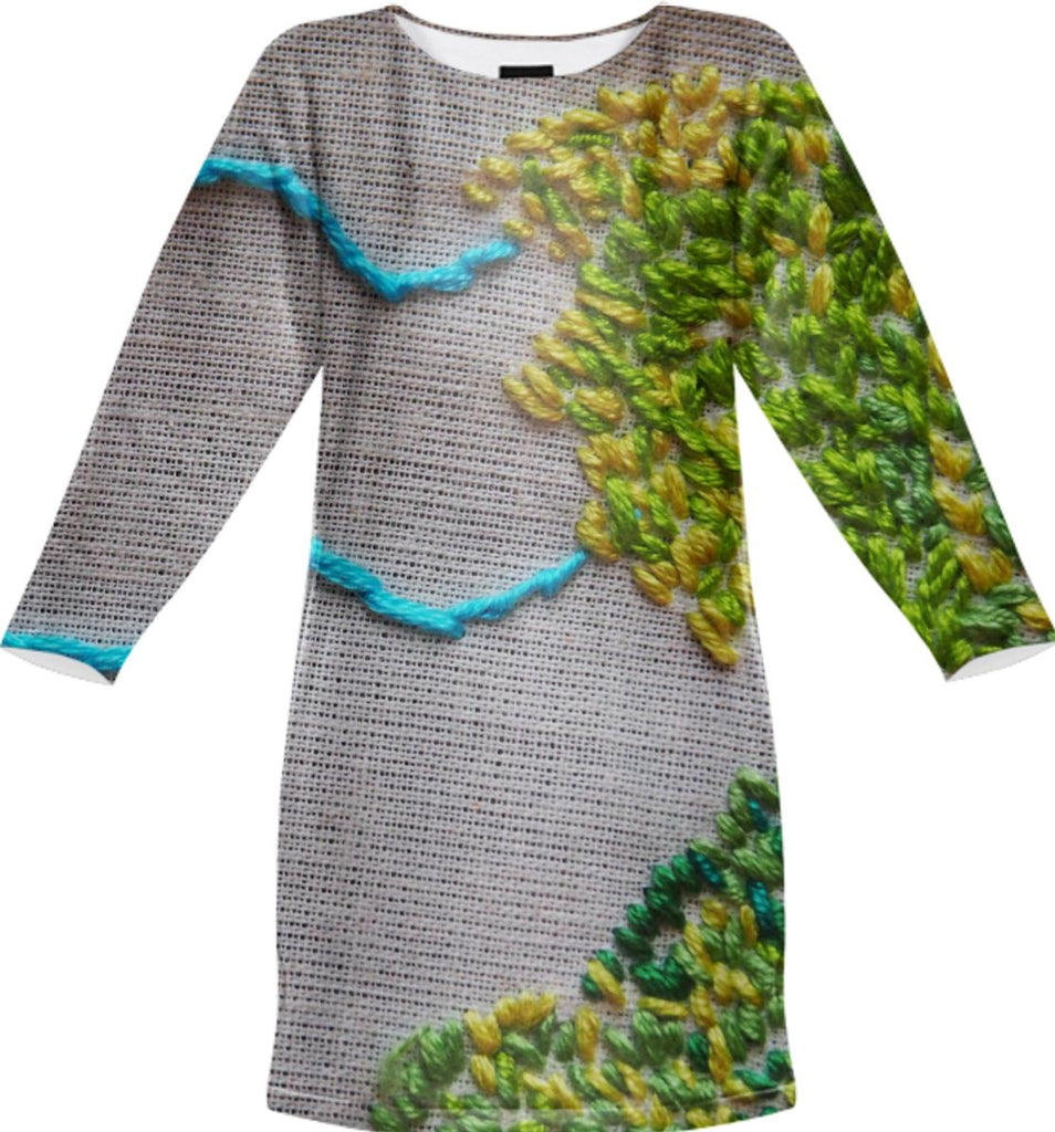 illusion of embroidery is for a craftsy fun